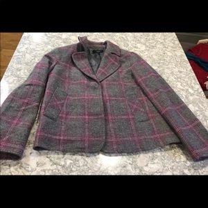 Vintage Talbots Wool Plaid Jacket